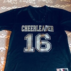 Cheerleader Navy Blue Shirt Net